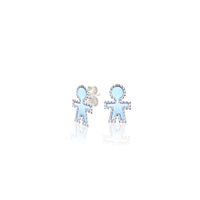 Boucles d'oreilles Soprana Gioielleria Enfant in Or ORBI03B/MOPBL18 BIMBO - ORBI03B/MOPBL18 BIMBO